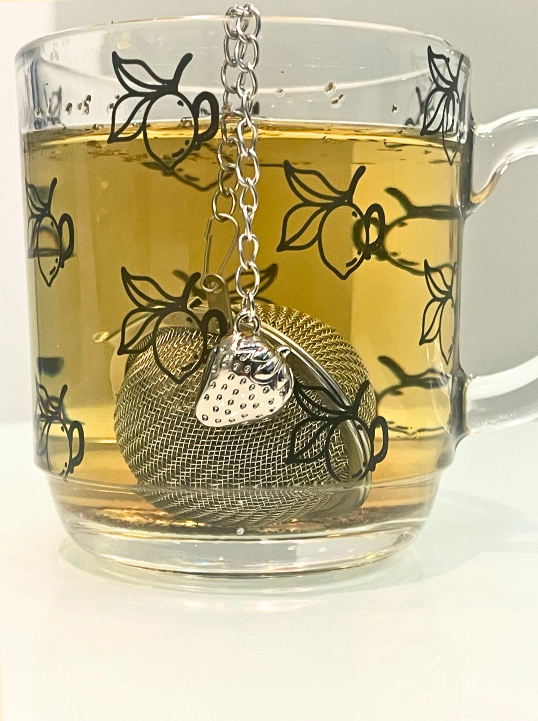 kit Infusão Especial com infusor para chá com berloque