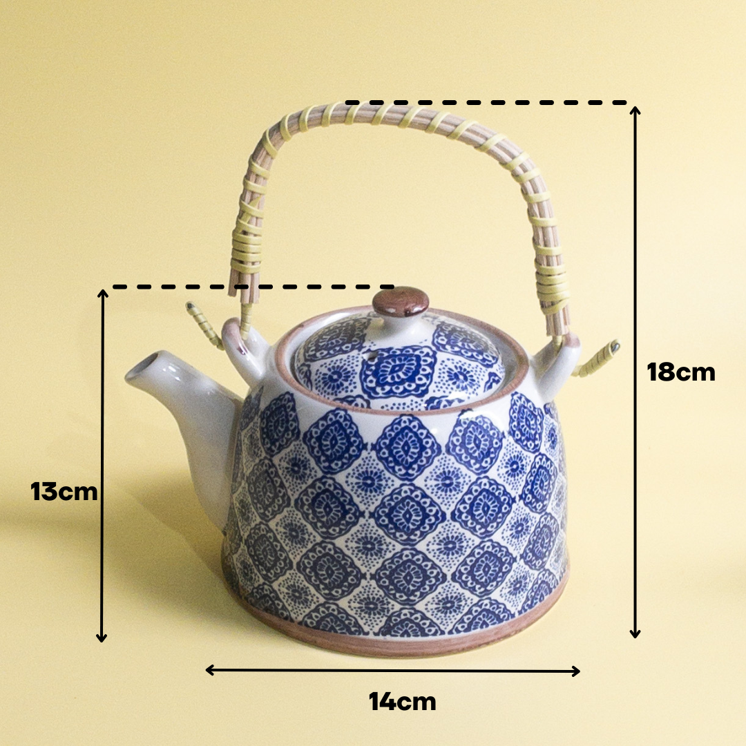 kit Sabores que Abraçam: 5 Chás + Bule de porcelana