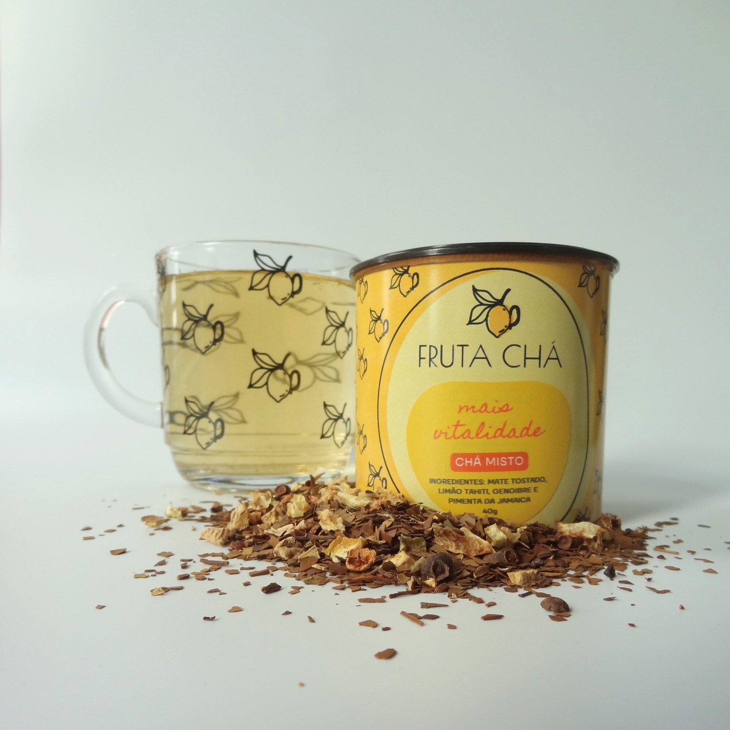 Kit COM CAFEÍNA com 2 chás e infusões