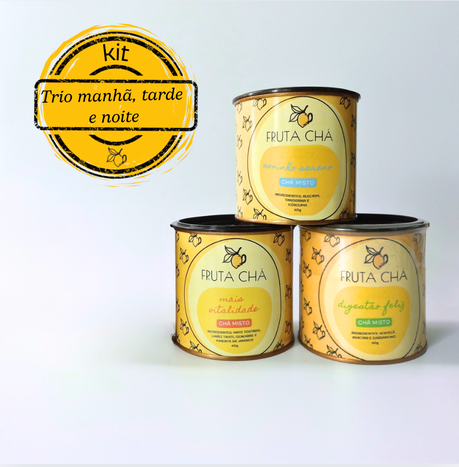 Kit Trio Manhã Tarde e Noite